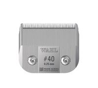 Wahl Prime Series Cuchillas, #40, 0.25mm, Dientes Completos, Juego Cuchillas Cortapelos, Recambio Cuchillas, Recambios Cortapelos, Acero Inoxidable, Resistente al Óxido, Corte Preciso