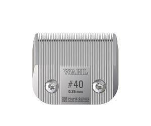 Wahl Prime Series Cuchillas, #40, 0.25mm, Dientes Completos, Juego Cuchillas Cortapelos, Recambio Cuchillas, Recambios Cortapelos, Acero Inoxidable, Resistente al Óxido, Corte Preciso