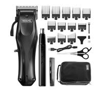 Wahl Rapid Clip Cortapelos Inalámbrico con Recortador de Nariz y Orejas | Recargable por USB, palanca de ajuste, cortes de pelo en casa, empuñadura ergonómica, corte suave, 120 minutos de autonomía