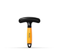 Wahl Rastrillo de Doble Fila, Herramienta de Aseo 2 en 1 para Pelo Suelto | Cepillo para perros y gatos, cepillo 2 en 1, herramientas de aseo, elimina el pelo suelto, sin enredos, mango de gel, naranja