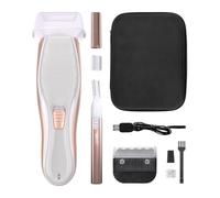 WAHL Shave & Smooth, Afeitadora femenina, afeitadora femenina, recortadora corporal 2 en 1, recortadora de cejas de precisión, recortadora corporal recargable, comodidad y control