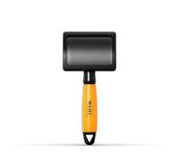 WAHL Slicker Brush Large - Cepillo de peluquería, cepillo para perros y gatos, herramientas de peluquería para mascotas, cepillos alisadores para animales de pelo largo y corto, mango de gel, naranja