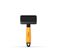 WAHL Slicker Brush Small - Cepillo de peluquería, cepillo para perros y gatos, herramientas de peluquería para mascotas, cepillos alisadores para animales de pelo largo y corto, mango de gel, naranja