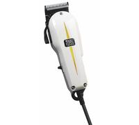 Wahl Super Taper - Maquina cortapelos, cuchillas cromadas, con accesorios, corriente alterna, blanco, Estándar