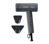 Wahl Vanquish Compact Secador de Pelo Gris, Moldeador Ligero | 2 accesorios magnéticos, potente, motor de alta velocidad, silencioso, 290 g, ideal para viajar, función de memoria