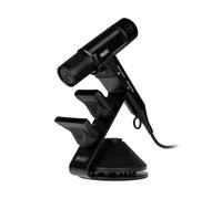 Vanquish - Soporte para secador de pelo, marco de metal de alta calidad para almacenar secador de pelo y boquillas de fijación, conectores de fijación magnéticos, base pesada para mayor seguridad