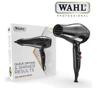 Wahl ZY085 pro Keratin 2200W Secador Negro Con Turmalina Revestido Reja