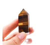 WAHOM Punto de Cuarzo Natural Varita de Ojo de Tigre Piedra curativa Prisma Mineral de energía Gema decoración del hogar