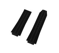 WAHRE Accesorios De Reloj Correa De Silicona For Hublot Fit For HUBLOT Correa De Goma Convexa Negro Blanco Azul(Black No Buckle)