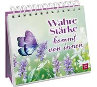 Wahre Stärke kommt von innen: Deko-Aufsteller, der mit stimmungsvollen Fotos, Zitaten und Bibelversen Kraft und Hoffnung schenkt