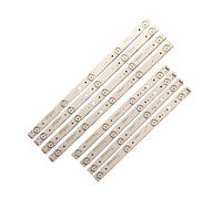 WAHRE Tira de LED for iluminación Trasera 4/5 lámpara Apta for LG 43 "TV CRH-A4330300104L6CNRev1.0 CRH-A4330300105R6CNRev1.0 LED 43UG620V 43UJ620V 43uj620y