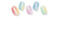 Wahrshei 20 Piezas Halloween Tiras Uñas Gel Semicuradas, Demon Eye Pegatinas de Gel UV, Autoadhesivas Wraps para Uñas, Manicura DIY en Casa
