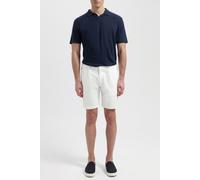 Wahts Nelson | Linen Polo Shirt Navy Blue Talla: XL | Polos Outlet | Hombre | Blanco