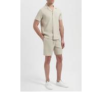 Wahts Tanner | Stretch Linen Camp Shirt Neutral Sand Talla: S | Camisas Casuales Outlet | Hombre | Blanco