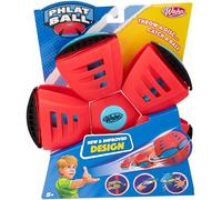 Wahu - PHLAT BALL Classic - Rojo - Frisbee Volador Transformable en Balón - Juguetes de Exterior para Niños Desde 5 Años - Bola de 15,7cm - Frisbee de 22,9cm- Regalo Niño Innovador - 2+ Jugadores