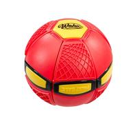 Wahu - PHLAT BALL Junior - Rojo - Mini Frisbee Transformable en Balón - Juguetes de Exterior para Niños Desde 5 Años - 10,2 cm Balón, 15,2 cm Frisbee - Regalo Niño Innovador - 2+ Jugadores