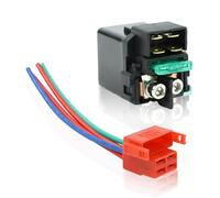 Wai Danie Solenoide de arranque Relé+ Enchufe Compatible con Honda CBR1100XX CBR 600 900F 1000 VFR 750 800 CB 600 750 900F FSC600 VF 750 1100 VTX1300 NSS250 VTR