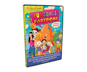 Wai Lana's Little Yogis Fun Songs Cartoons DVD with Lyrics Book