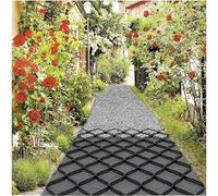WaiDXn GYJ - Estabilizador de rejilla de grava, sistema de pavimentación permeable de 5 cm de profundidad, carril de acera, terraza, cimiento, geomalla HY(2 m x 6 m)