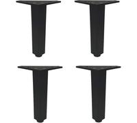 WaiDXn hsj - Accesorio de patas de mesa ajustables, sofá de repuesto, otomana, mesa de café, patas de muebles de armario (juego de 4) (Schwarz)
