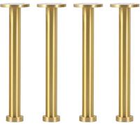 WaiDXn hsj - Juego de 4 patas de metal ajustables para muebles, patas de repuesto para soporte de TV, silla, reposapiés, sofá (200 mm)