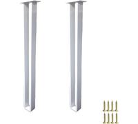WaiDXn hsj Patas de acero inoxidable para muebles, patas de repuesto para mesas de café, escritorios, armarios, mesas de comedor, armarios de TV