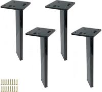 WaiDXn hsj - Patas de acero inoxidable para muebles, patas de repuesto resistentes para sofá, mesa de café, mueble de TV