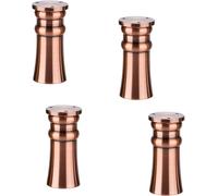 WaiDXn hsj Patas de Aluminio for Muebles de Alta Resistencia y Altura Ajustable, Juego de 4, Patas de Repuesto for sofá, tapicería de gabinetes, Patas de Bricolaje F 10cm (3.93in)
