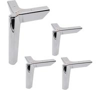 WaiDXn hsj - Pies de metal para sofá, patas de repuesto para muebles, patas triangulares resistentes para gabinete, soporte de hardware europeo moderno (plateado)