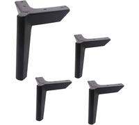 WaiDXn hsj - Pies de metal para sofá, patas de repuesto para muebles, patas triangulares resistentes para gabinete, soporte de hardware europeo moderno (Schwarz)