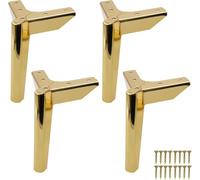 WaiDXn hsj - Pies de metal para sofá, patas triangulares para mesa de café, patas alternativas para gabinete, sofá, silla, aparador (dorado)