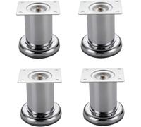 WaiDXn hsj - Pies redondos de cocina para muebles, juego de 4, patas de metal para muebles, patas de muebles, muebles de estilo moderno, patas de sofá de 60 mm (2.36 pulgadas)