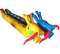 WaiDXn Paquete de 2 Botes dragón inflables - Juegos de Equipo for Adultos al Aire Libre en el césped