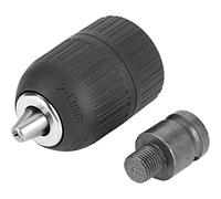 Waiecnksa Portabrocas - Portabrocas sin llave de 2-13 mm 1/2"-20UNF con adaptador de portabrocas de 1/2" para conversión de llave de