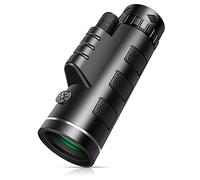 Waiecnksa Super 40X60 Telescopio monocular portátil visión HD Zoom prismáticos monoculares telescopio de bolsillo