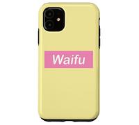 Waifu Pink Banner, Hentai Anime Fan Art Carcasa para iPhone 11