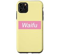 Waifu Pink Banner, Hentai Anime Fan Art Carcasa para iPhone 11 Pro MAX