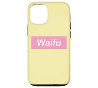 Waifu Pink Banner, Hentai Anime Fan Art Carcasa para iPhone 12/12 Pro