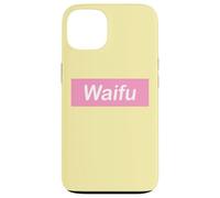 Waifu Pink Banner, Hentai Anime Fan Art Carcasa para iPhone 13