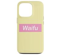 Waifu Pink Banner, Hentai Anime Fan Art Carcasa para iPhone 13 Pro