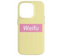 Waifu Pink Banner, Hentai Anime Fan Art Carcasa para iPhone 14 Pro