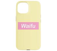 Waifu Pink Banner, Hentai Anime Fan Art Carcasa para iPhone 15