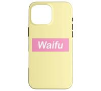 Waifu Pink Banner, Hentai Anime Fan Art Carcasa para iPhone 16 Pro MAX