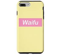 Waifu Pink Banner, Hentai Anime Fan Art Carcasa para iPhone 7 Plus/8 Plus