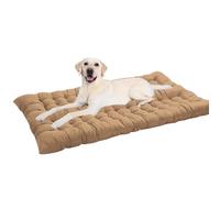 Waigg Kii Colchón extragrande para perros XL/XXL, lavable, calmante y duradero, antiansiedad, camas grandes para perros grandes (beige, 150 x 55 cm)