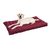 Waigg Kii Colchón extragrande para perros XL/XXL, lavable, calmante y duradero, antiansiedad, camas grandes para perros grandes (rojo, 120 x 50 cm)