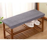 Waigg Kii Funda elástica para banco, cubierta para banco, comedor, patio, banco, zapatero, silla larga, protector de muebles (I,S)