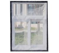 Waigg Kii Mosquitera para ventana de seguridad para gatos, antimosquitos, para balcón, resistente a los arañazos, red para gatos, autoadhesiva, tamaño DIY (100 x 300 cm, B)