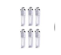 WaigN 6 tubos transparentes para brillo de labios, 3 ml, recipientes vacíos para brillo de labios, botellas de bálsamo labial, transparentes, mini recipientes de lápiz labial para maquillaje y