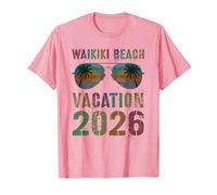 Waikiki Beach Vacation 2026 Vacay Swim Travel Matching Camiseta